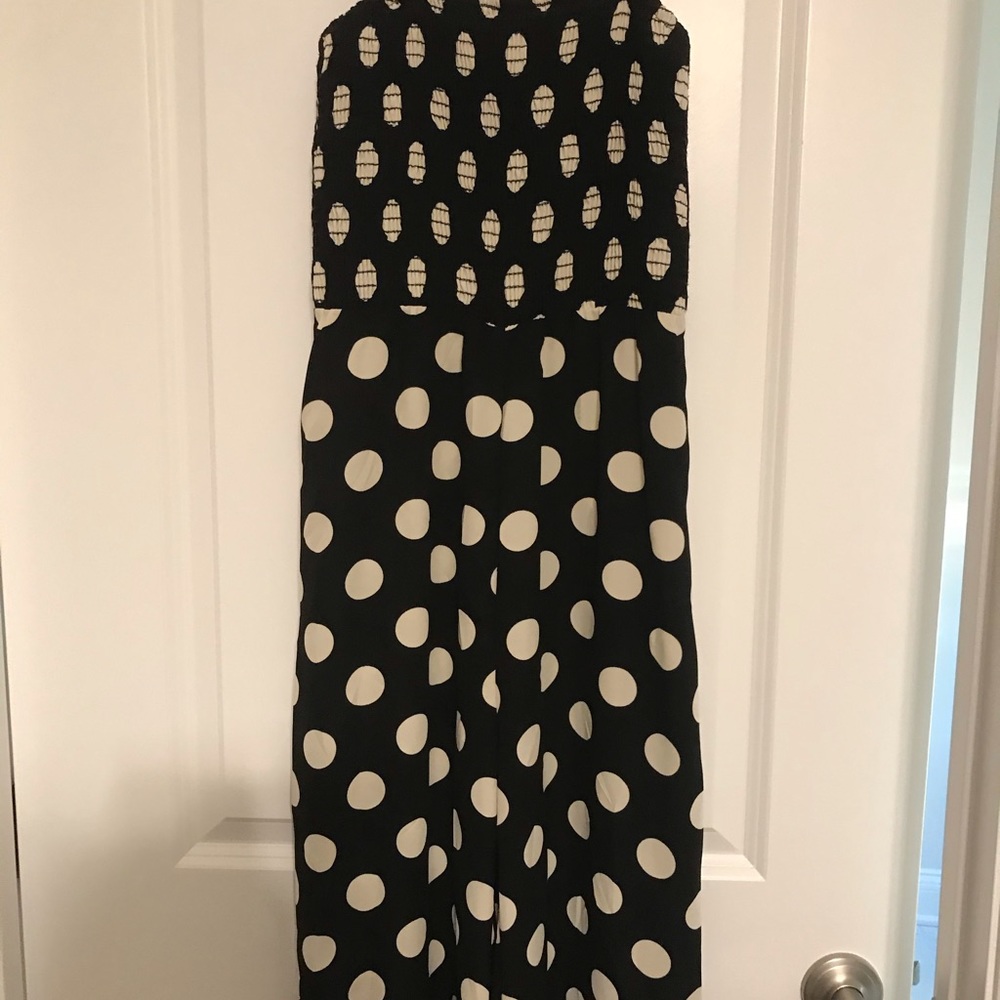 Anthropologie Polk a dot jumpsuit - Picture 3 of 5